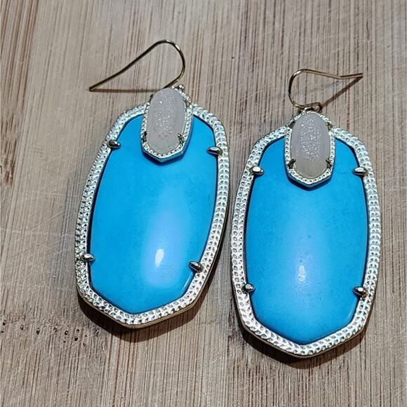 Brighton Darby turquoise iridescent? Earrings‎ - Picture 6 of 7